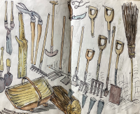 Illustrated letters from a grandfather to his grandsons.